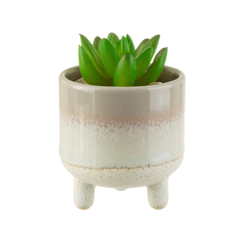 Sass & Belle Grey Mojave Glaze Planter with Legs