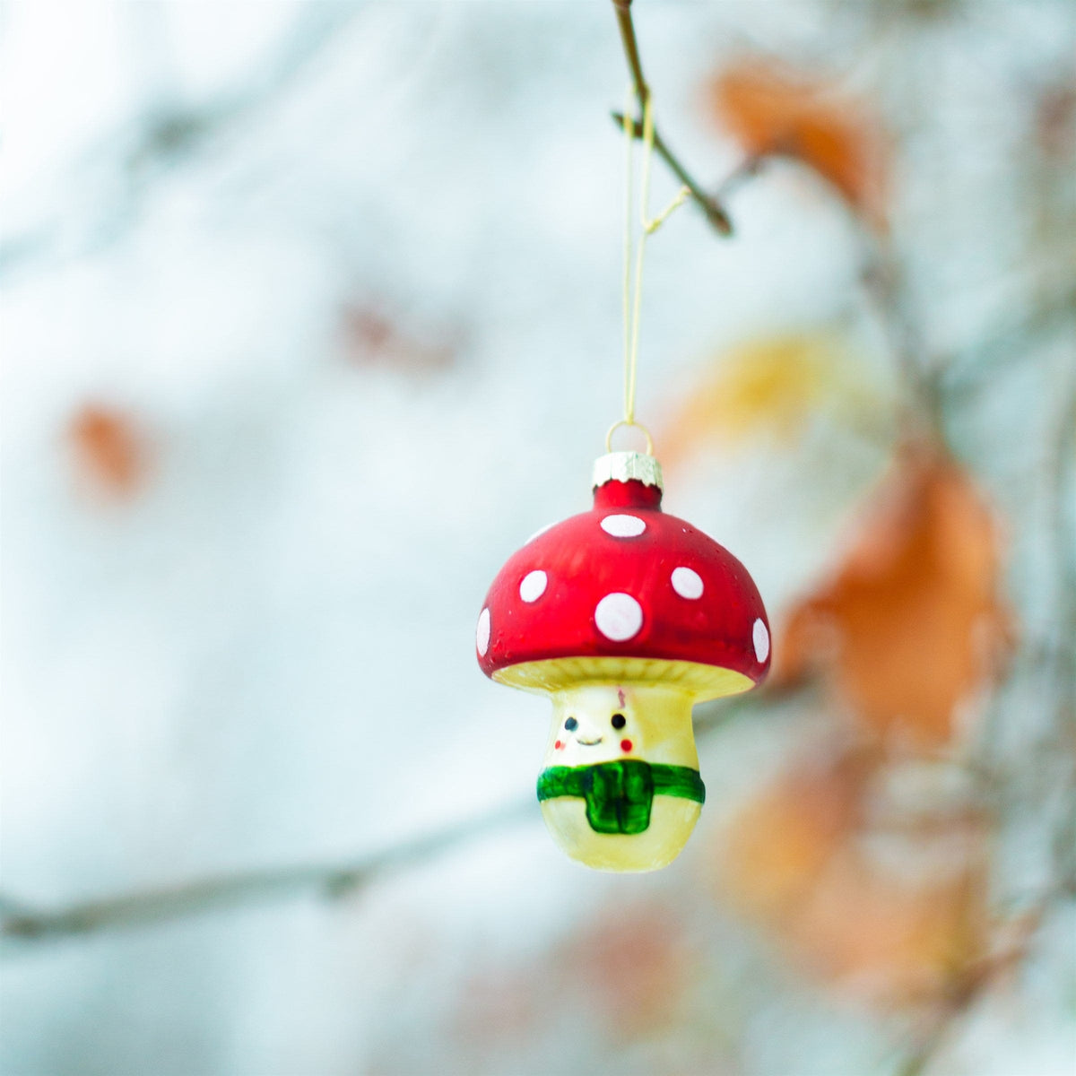 Sass & Belle Happy Mushroom Shaped Bauble