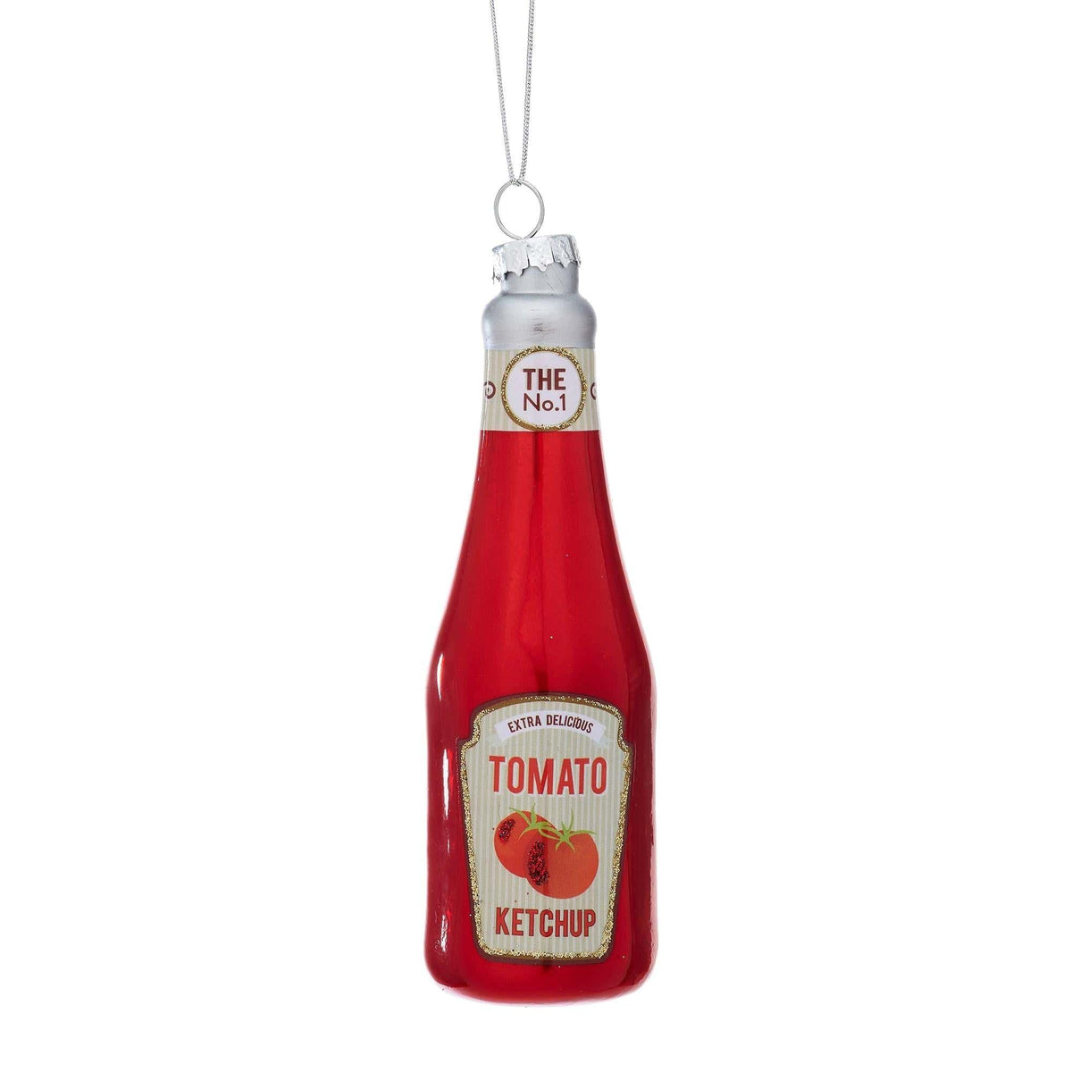 Sass & Belle Ketchup Bottle Bauble