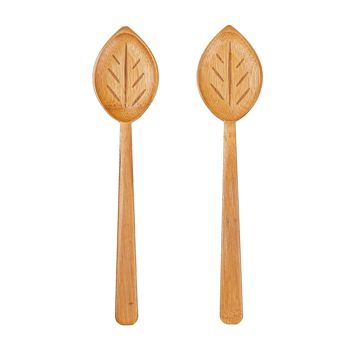 Sass & Belle Leaf Bamboo Salad Servers