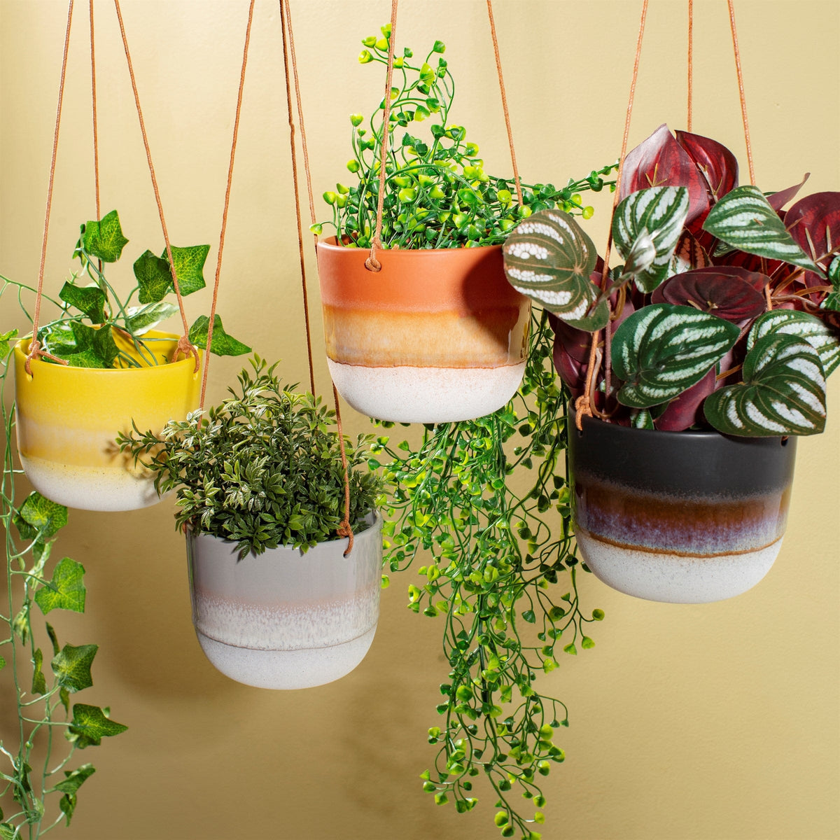 Sass & Belle Mojave Brown Hanging Planter