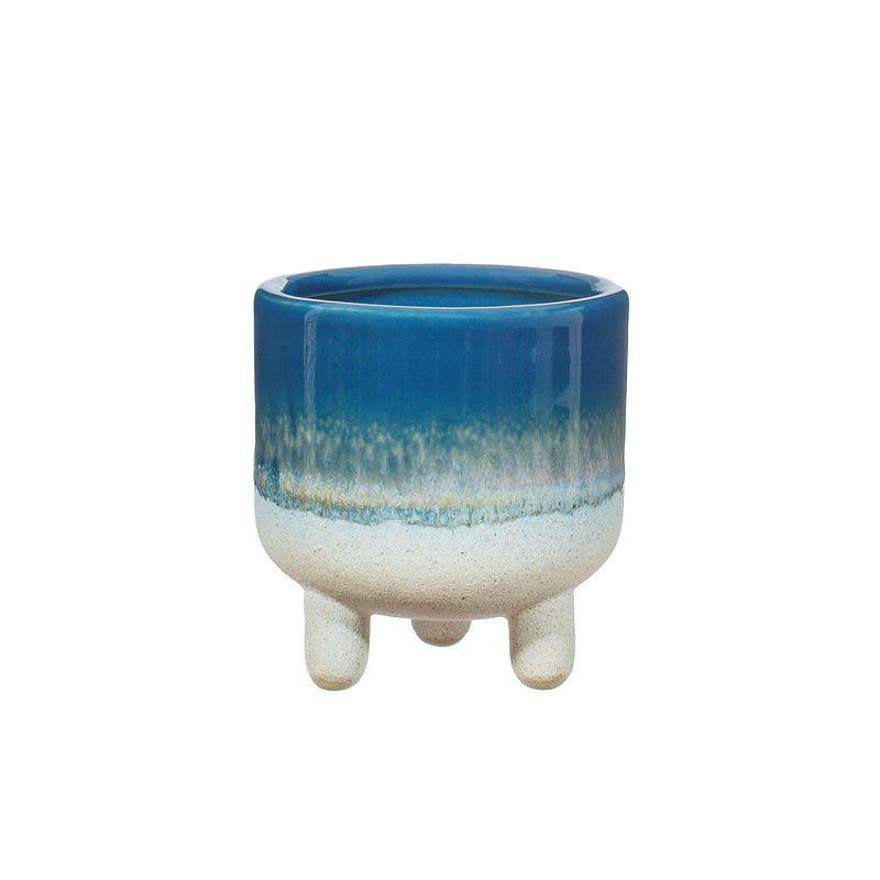Sass & Belle Mojave Glaze Blue Mini Planter