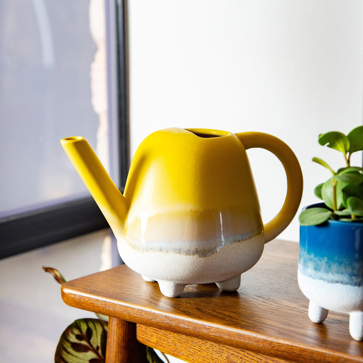 Sass & Belle Mojave Glaze Yellow Mini Watering Can
