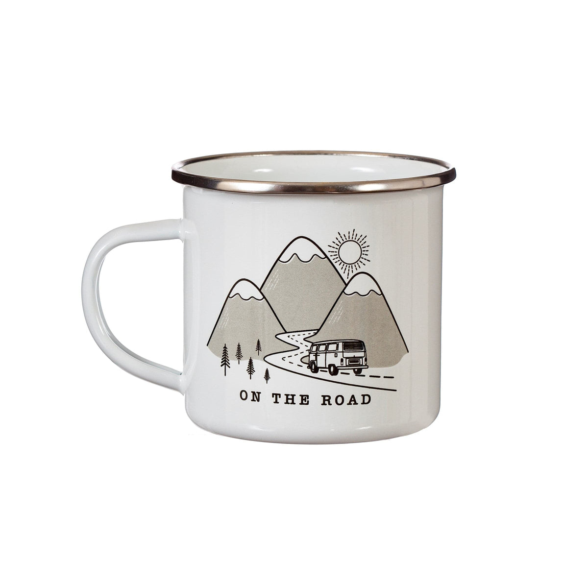 Sass & Belle On The Road Enamel Mug
