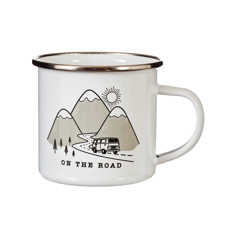 Sass & Belle On The Road Enamel Mug