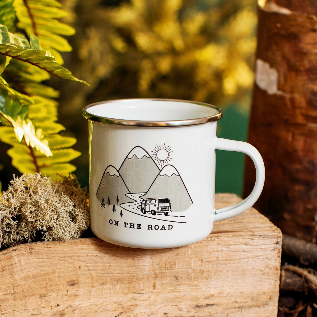 Sass & Belle On The Road Enamel Mug