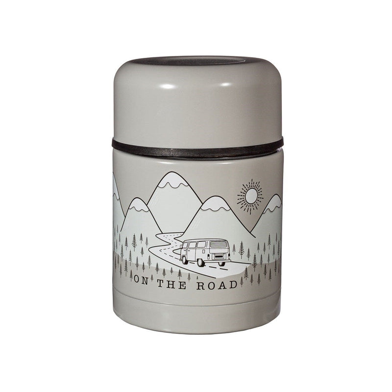 Sass & Belle 'On The Road' Grey Food Flask