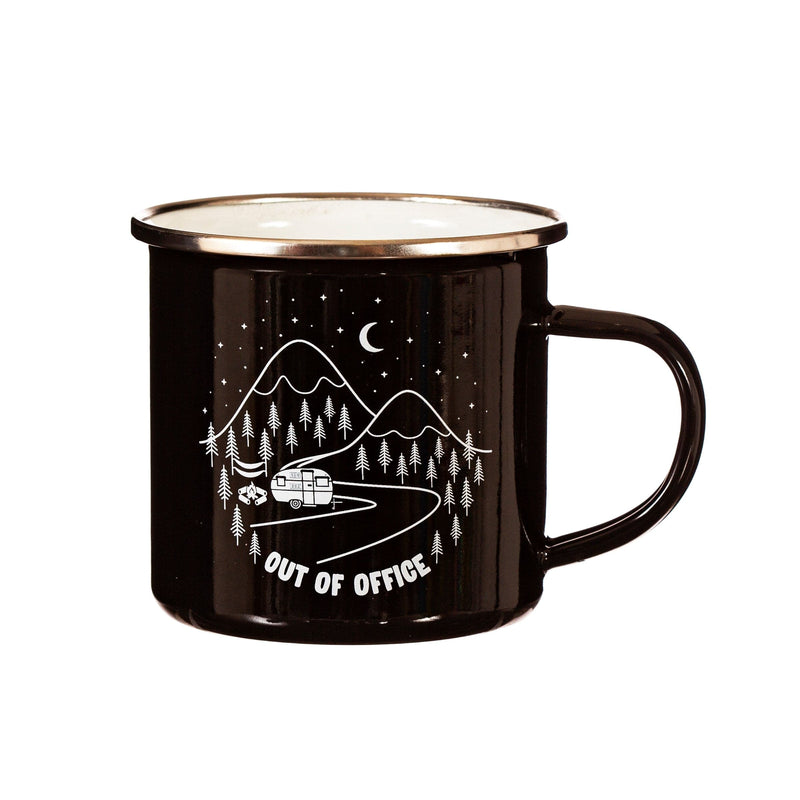 Sass & Belle Out of Office Enamel Mug