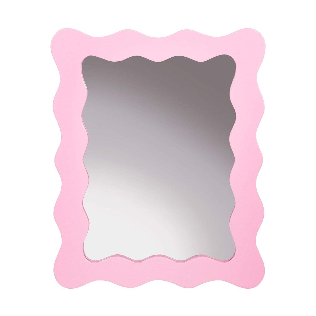 Sass & Belle Pink Wiggle Border Mirror