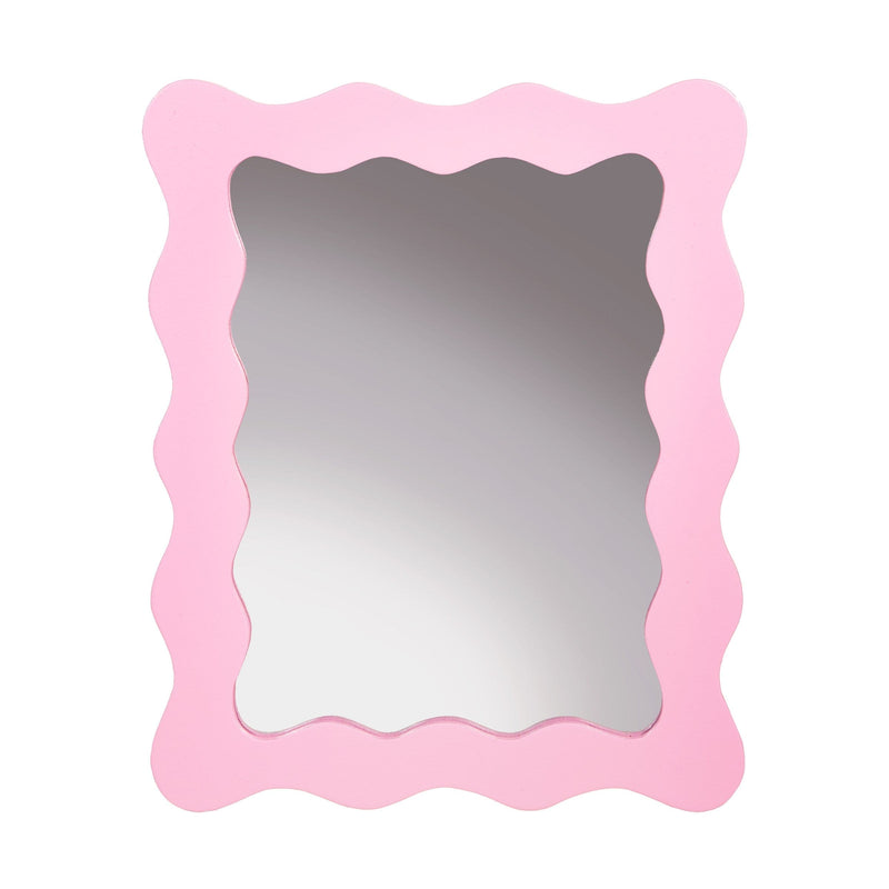Sass & Belle Pink Wiggle Border Mirror