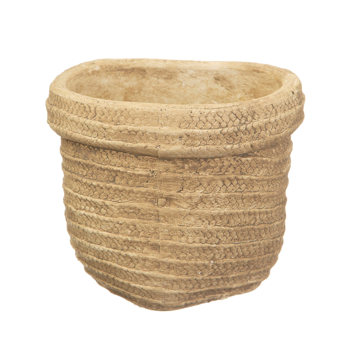 Sass & Belle Sierra Cement Basket Planter