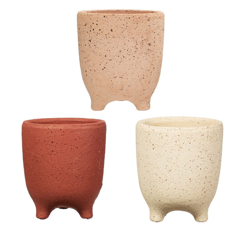 Sass & Belle Speckled Leggy Planter