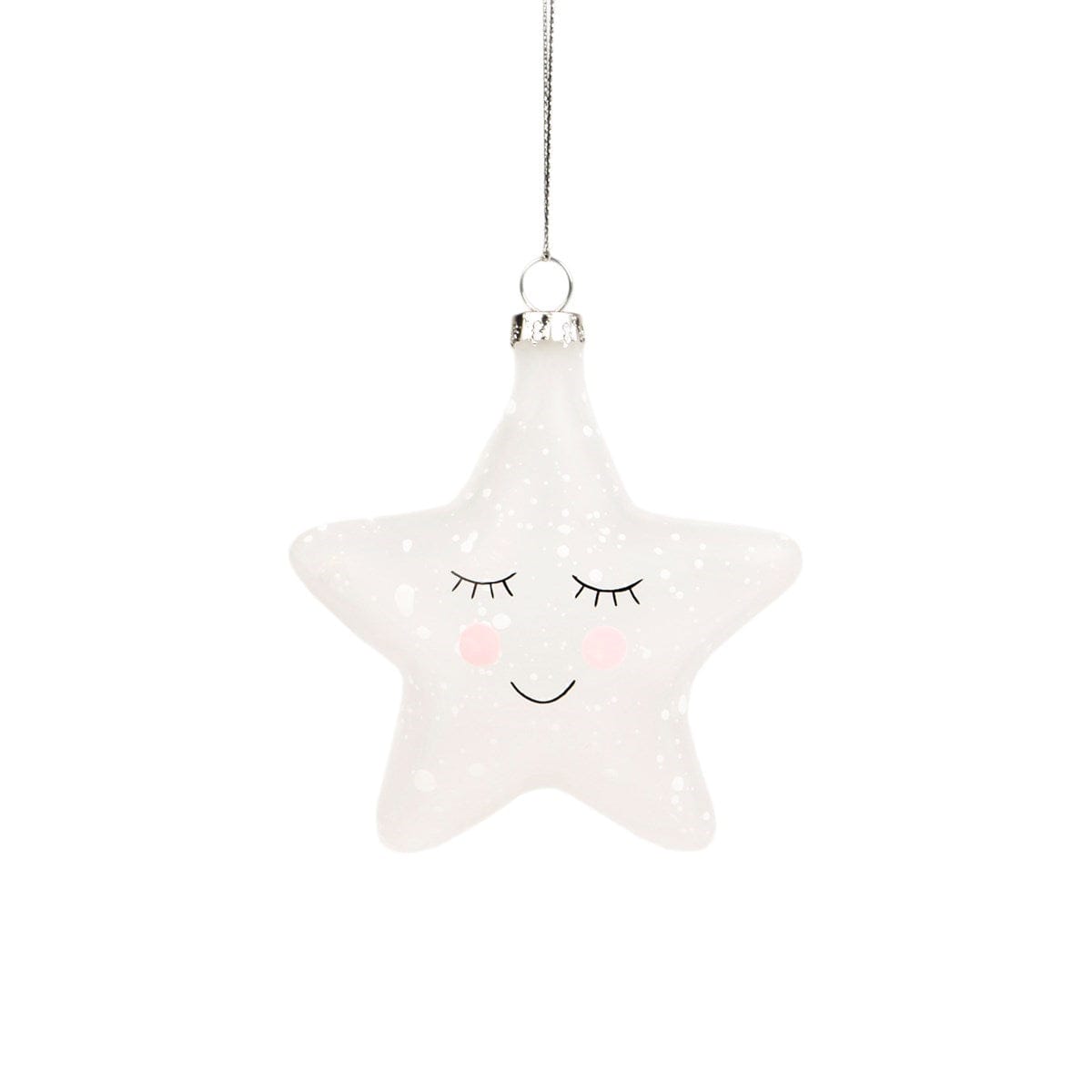 Sass & Belle Sweet Dreams Speckled Star Shaped Bauble