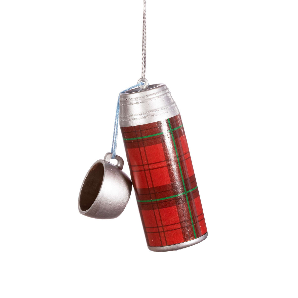 Sass & Belle Tartan Flask Bauble