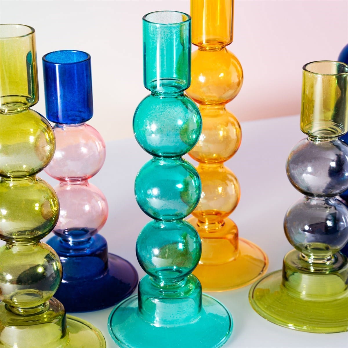 Sass & Belle Turquoise Bubble Candle Holder