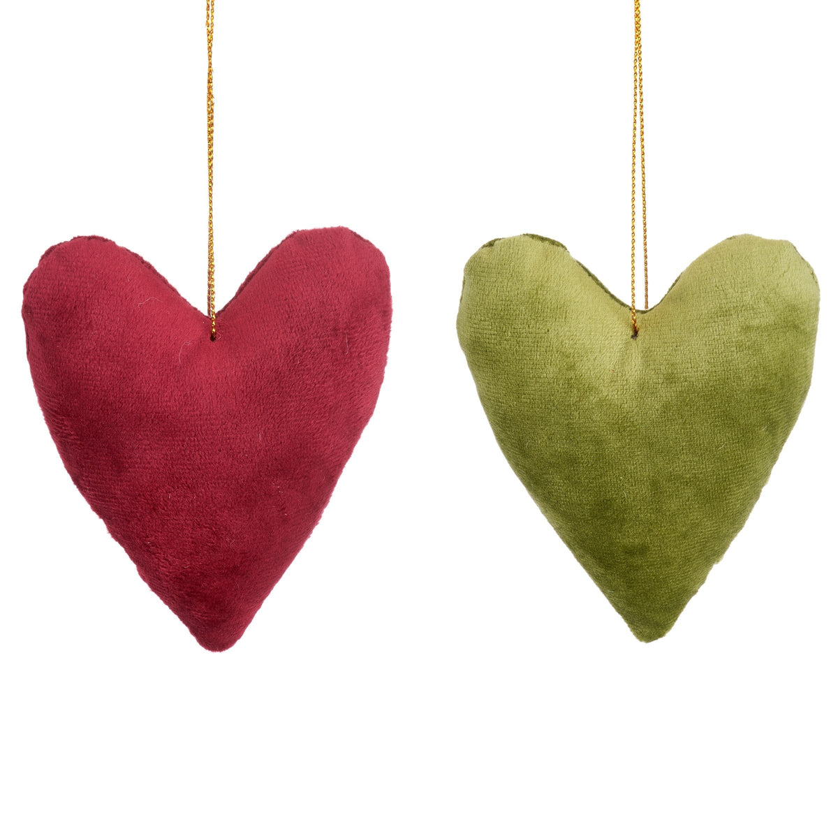 Sass & Belle Velvet Heart Hanging Decoration