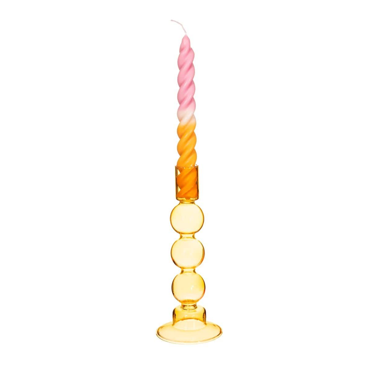 Sass & Belle Yellow Bubble Candleholder