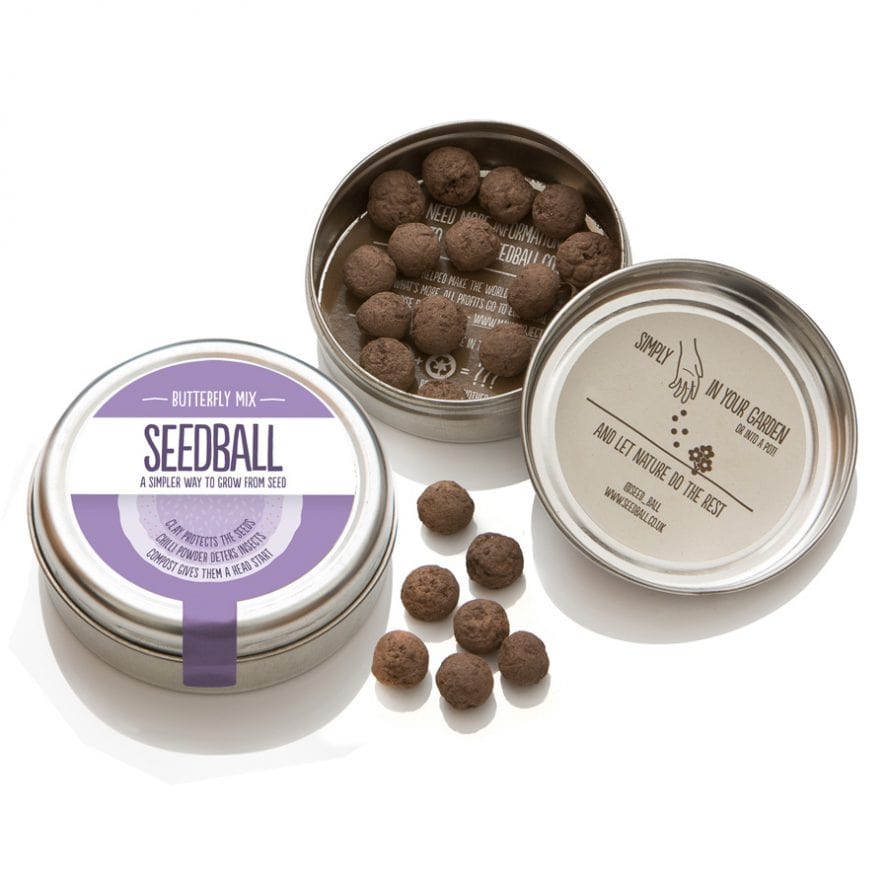 Seedball Butterfly Mix Wildflower Seed Tin (14 to choose from)