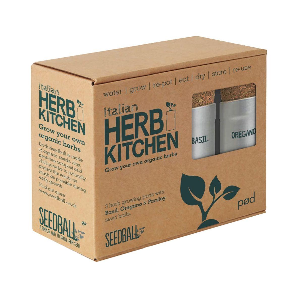 Seedball Italian Herb Kitchen Kit