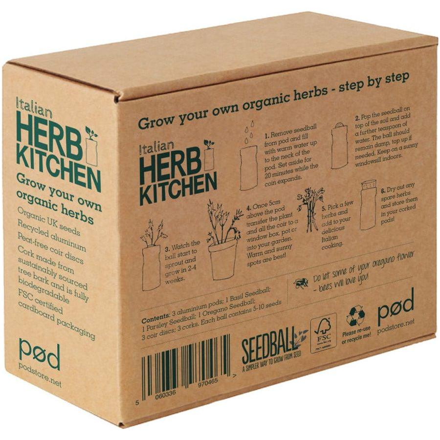 Seedball Italian Herb Kitchen Kit