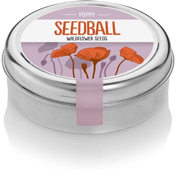 Seedball Poppy Mix Wildflower Seed Tin (14 to choose from)