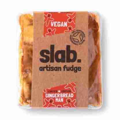 Slab Gingerbread Man Fudge Slab