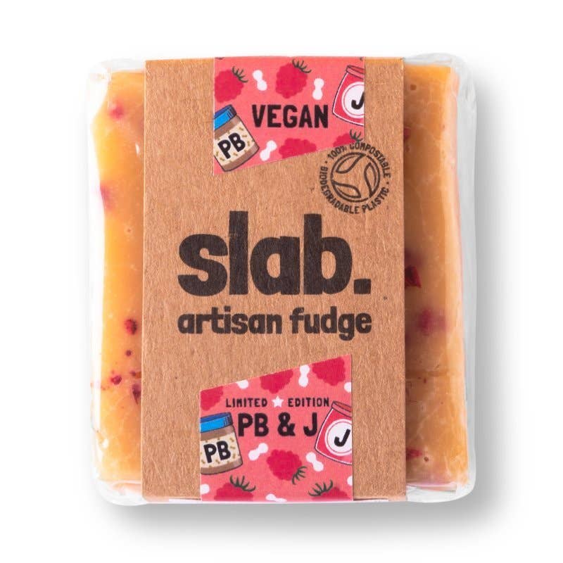 Slab PB + J Fudge Slab - Vegan (Ltd Edition)