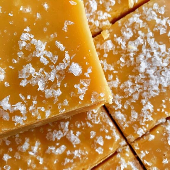 Slab Sea Salted Caramel Fudge Slab