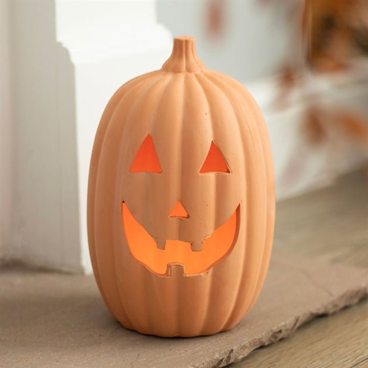 Something Different 23cm Terracotta Pumpkin Ornament