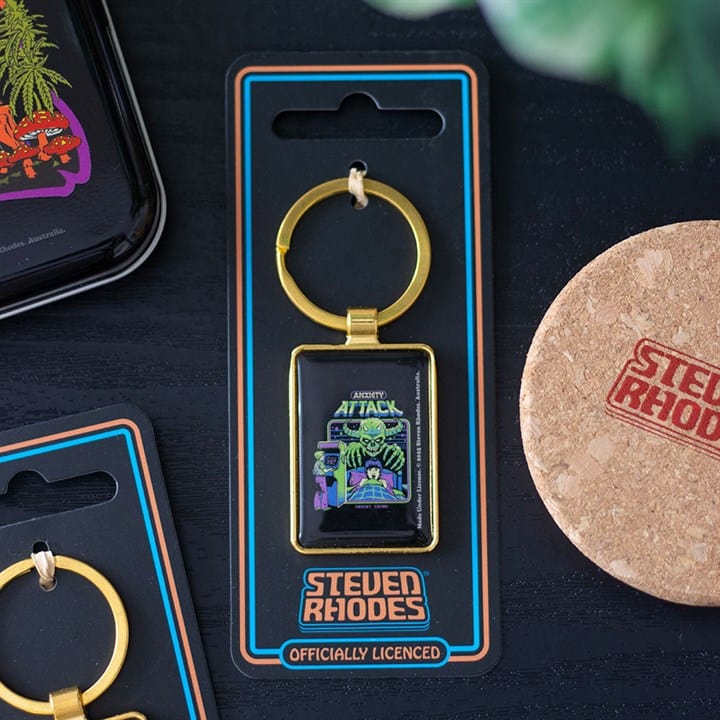 Something Different Anxiety Attack Keyring