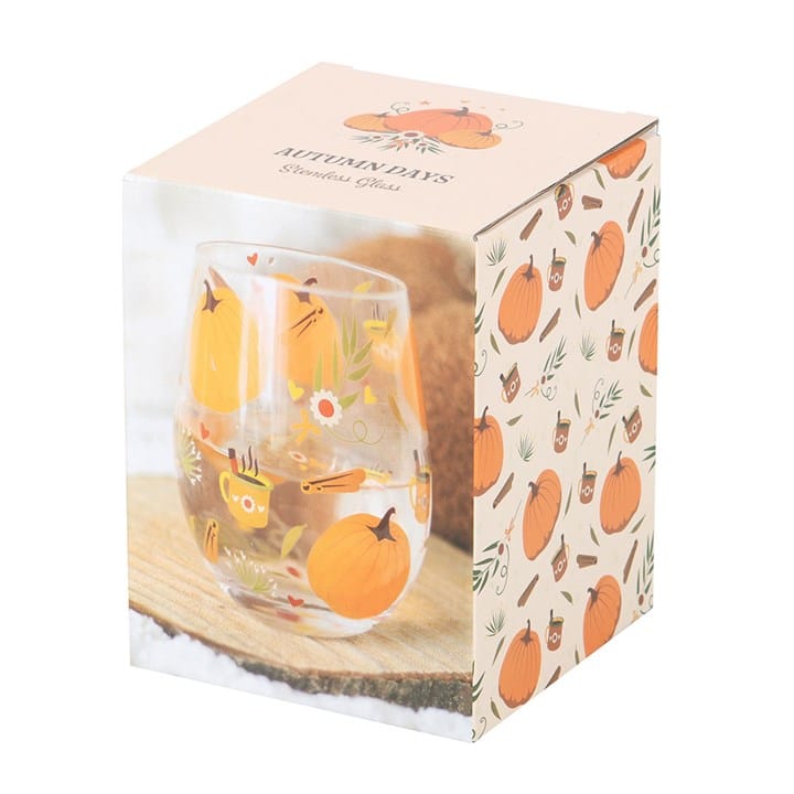 Something Different Autumn Days Stemless Glass