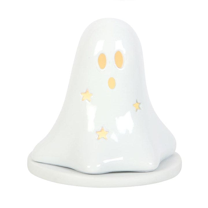 Something Different Ceramic Ghost Tealight and Incense Cone Holder