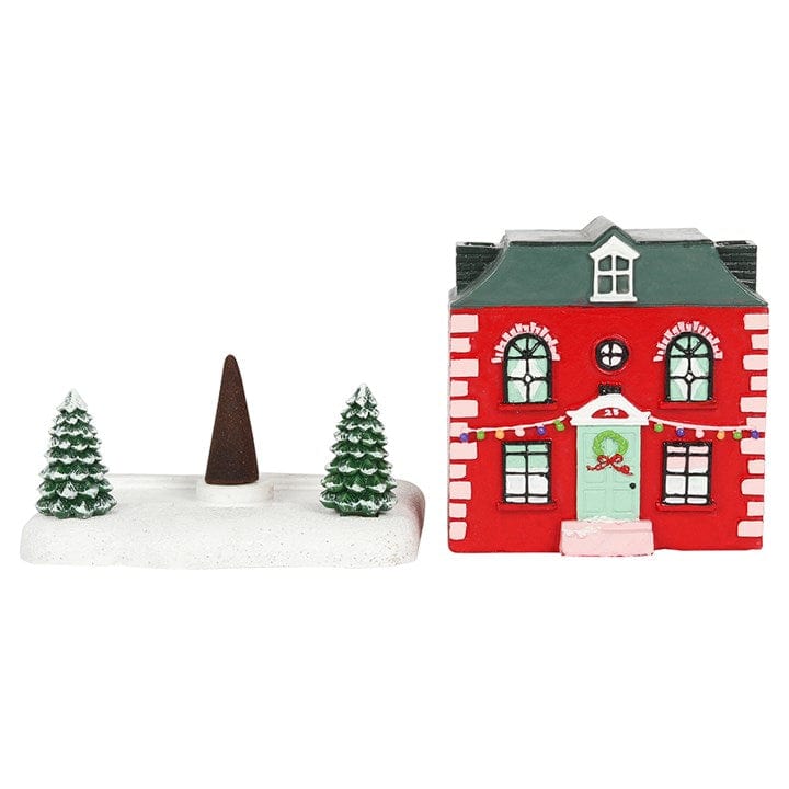 Something Different Christmas House Incense Cone Burner