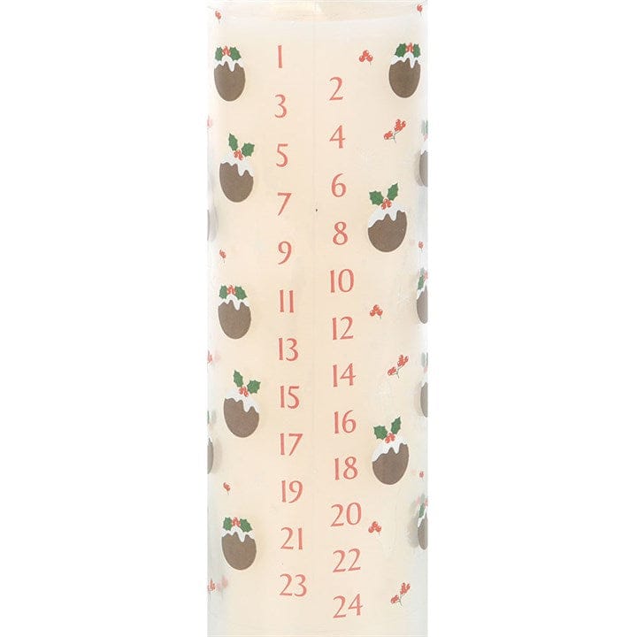 Something Different Christmas Pudding Scented Advent Tube Candle
