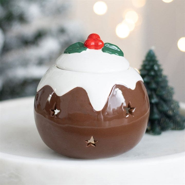 Something Different Christmas Pudding Shaped Oil Burner