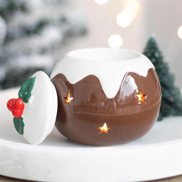 Something Different Christmas Pudding Shaped Oil Burner