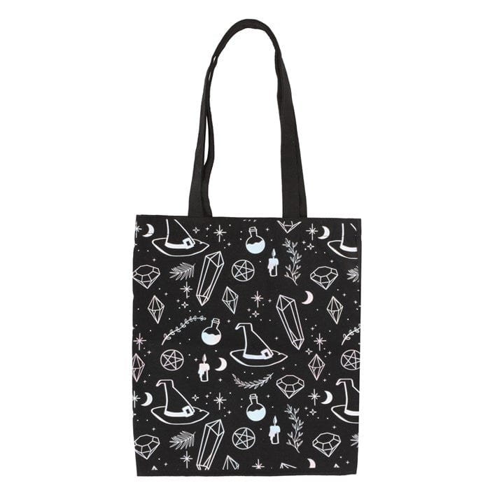 Something Different Crystal Witch Print Tote Bag