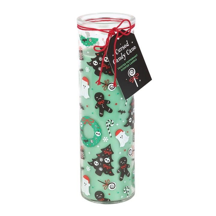 Something Different Cursed Candy Cane Tube Candle