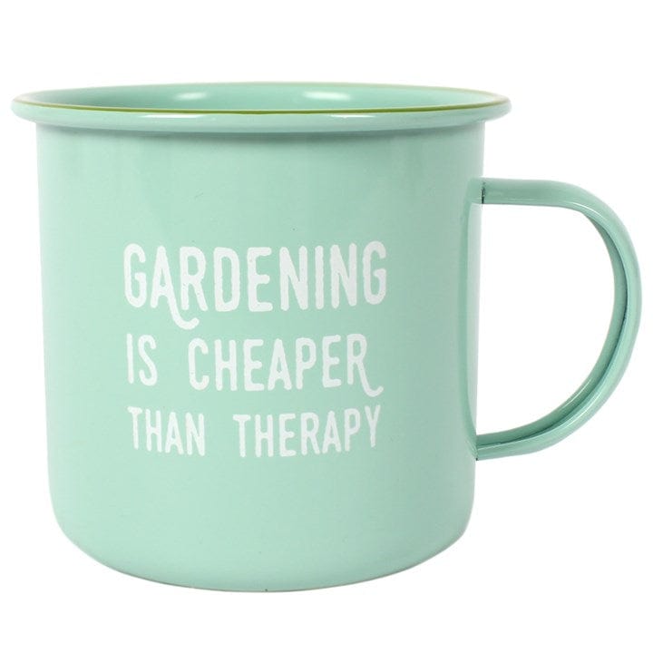 Something Different Gardening Therapy Enamel Mug