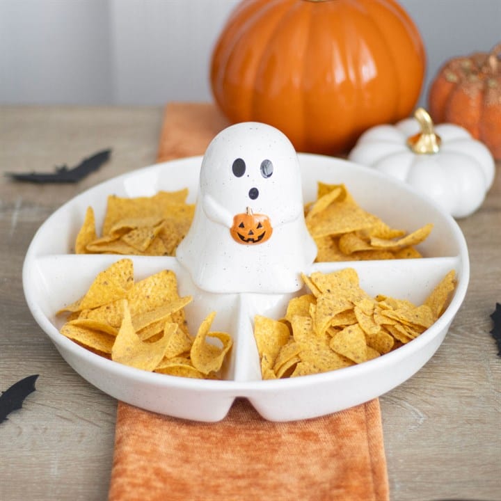 Something Different Ghost Chip & Dip Snack Dish