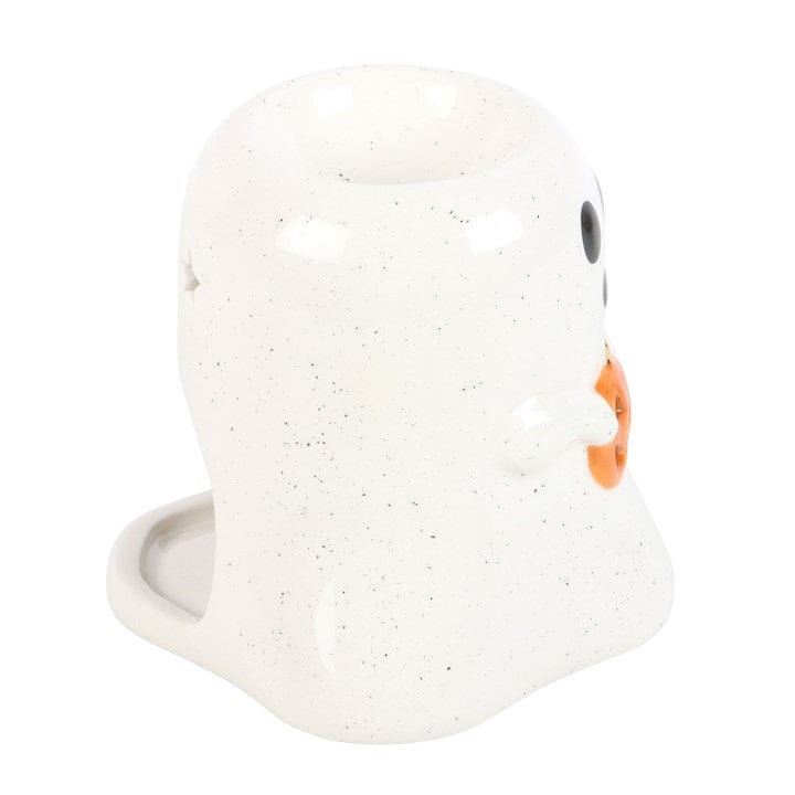 Something Different Ghost Shaped Oil Burner With Pumpkin