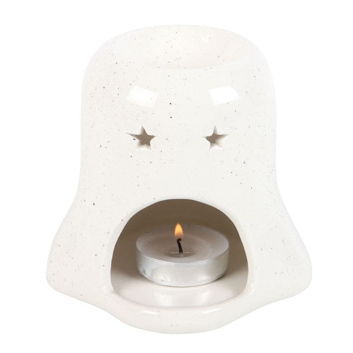 Something Different Ghost Shaped Oil Burner With Pumpkin