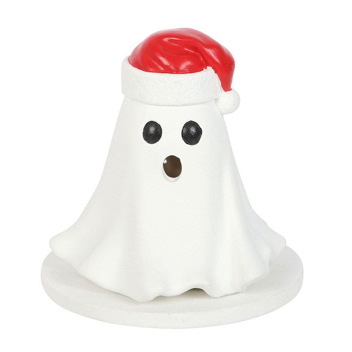 Something Different Ghost with Santa Hat Incense Cone Holder