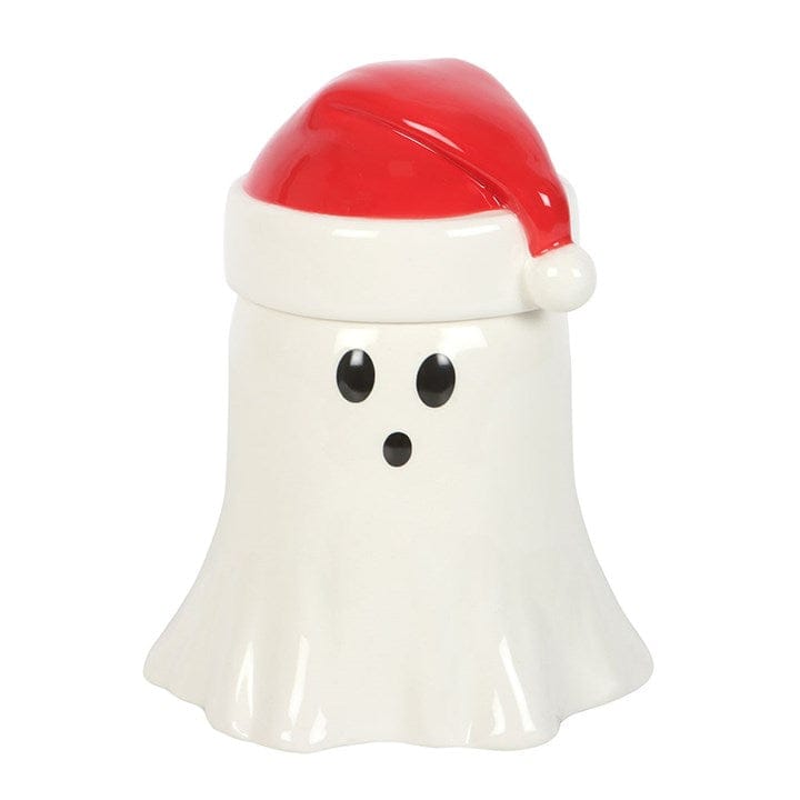 Something Different Ghost with Santa Hat Oil Burner and Wax Warmer