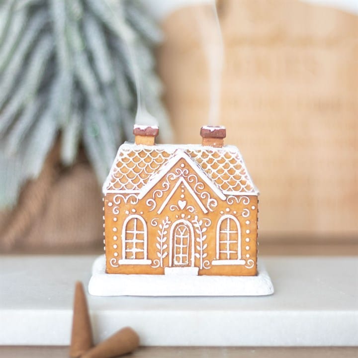 Something Different Gingerbread House Incense Cone Burner