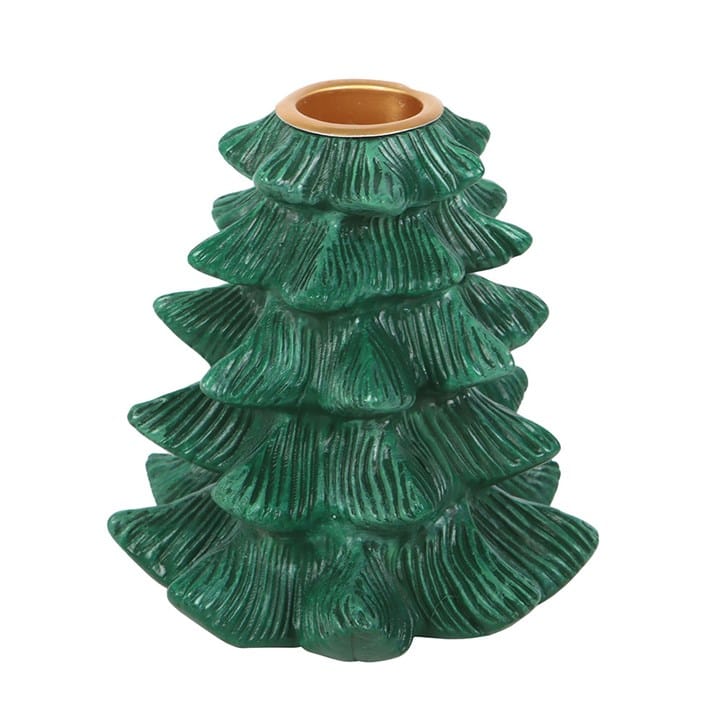 Something Different Green Fir Tree Candle Holder with Taper Candle
