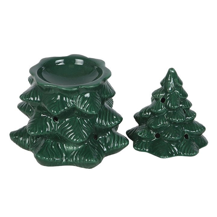 Something Different Green Fir Tree Oil Burner and Wax Warmer