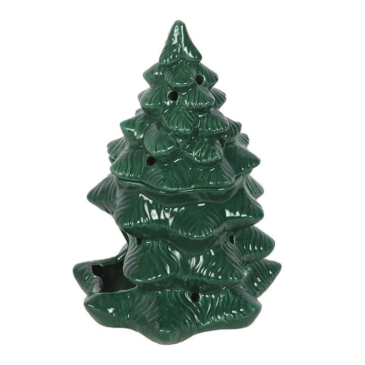 Something Different Green Fir Tree Oil Burner and Wax Warmer