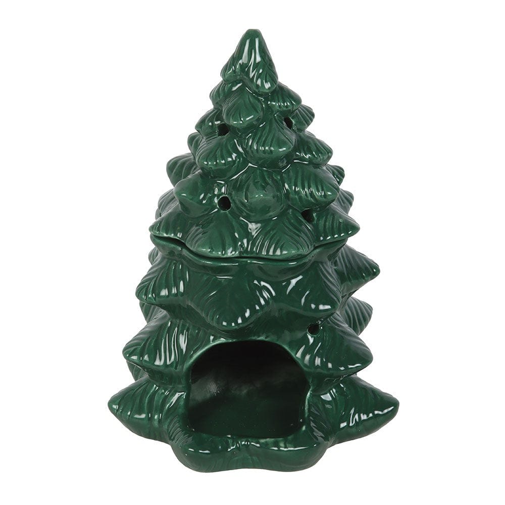 Something Different Green Fir Tree Oil Burner and Wax Warmer