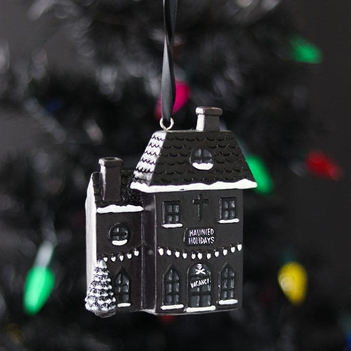 Something Different Haunted Holiday House Christmas Decoration